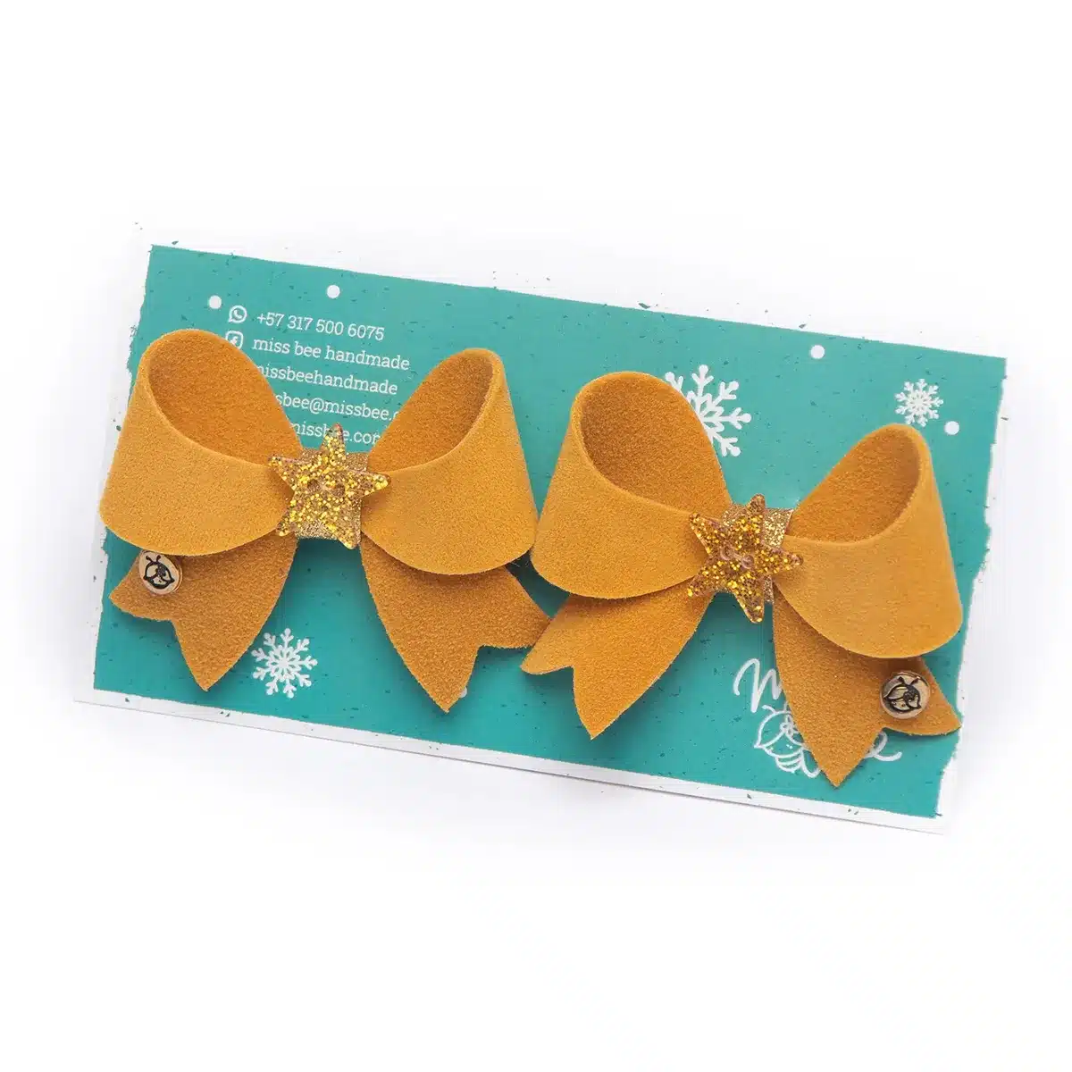 Hair Clip Candy Bow Christmas - Image 5